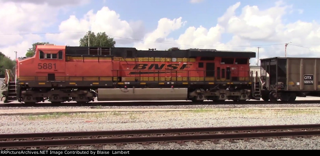 BNSF coal train DPU